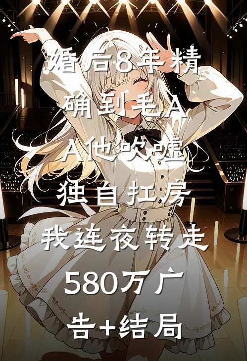 婚后8年精确到毛AA他吹嘘独自扛房，我连夜转走580万广告+结局
