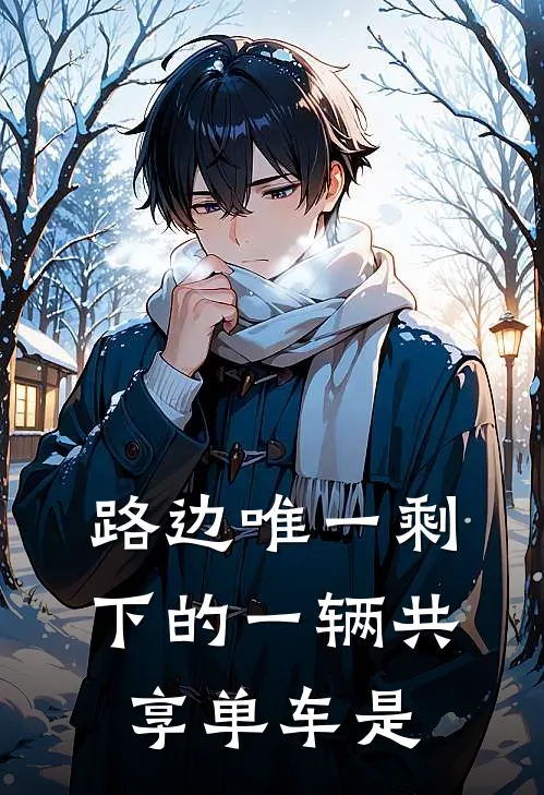 路边唯一剩下的一辆共享单车是