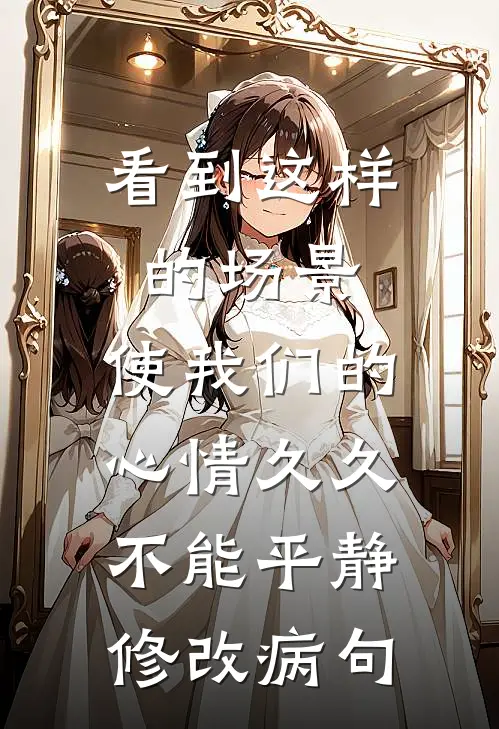 看到这样的场景,使我们的心情久久不能平静。修改病句