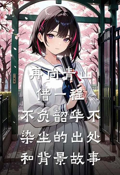 再向青山借一程,不负韶华不染尘的出处和背景故事