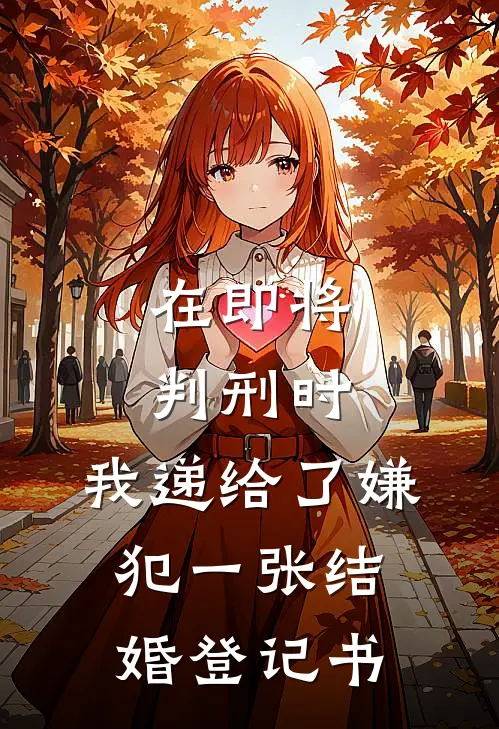 在即将判刑时,我递给了嫌犯一张结婚登记书英文