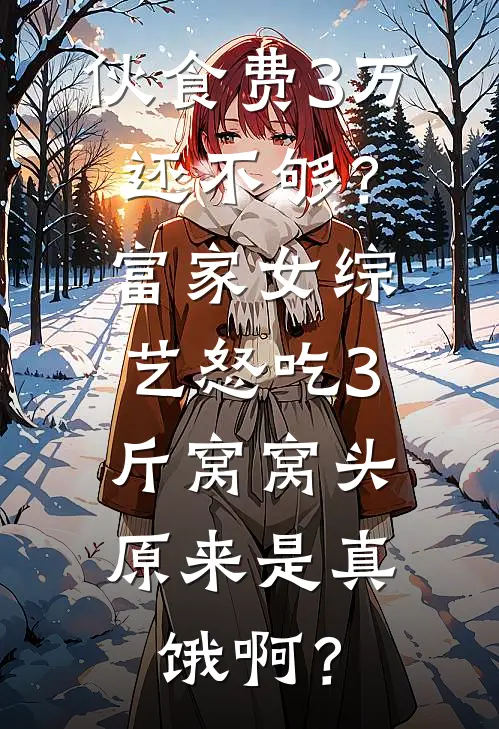 伙食费3万还不够？富家女综艺怒吃3斤窝窝头，原来是真饿啊？