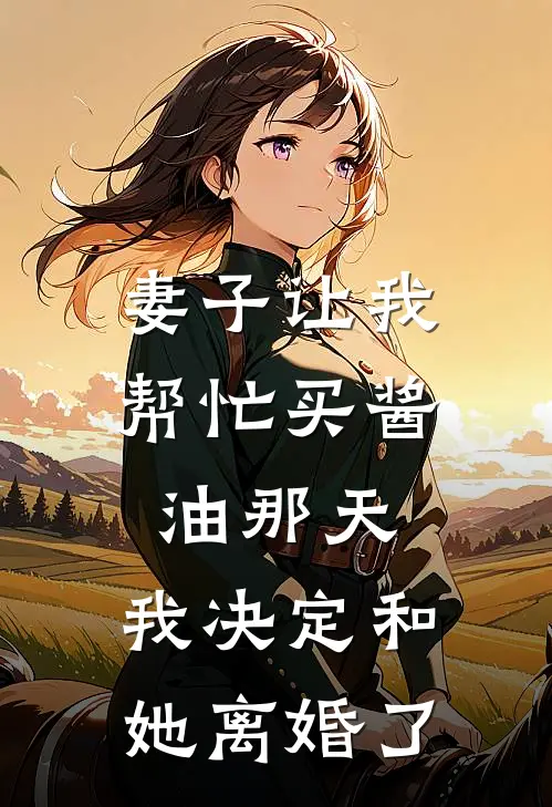 妻子让我帮忙买酱油那天,我决定和她离婚了