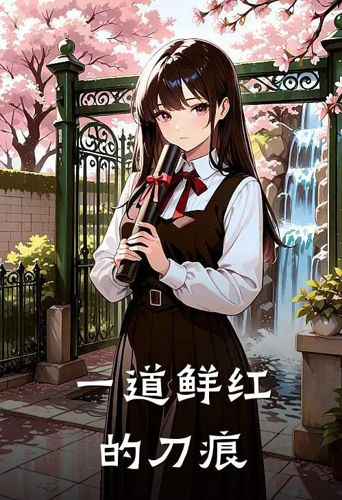 一道鲜红的刀痕