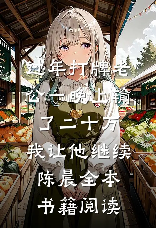 过年打牌老公一晚上输了二十万，我让他继续陈晨全本书籍阅读
