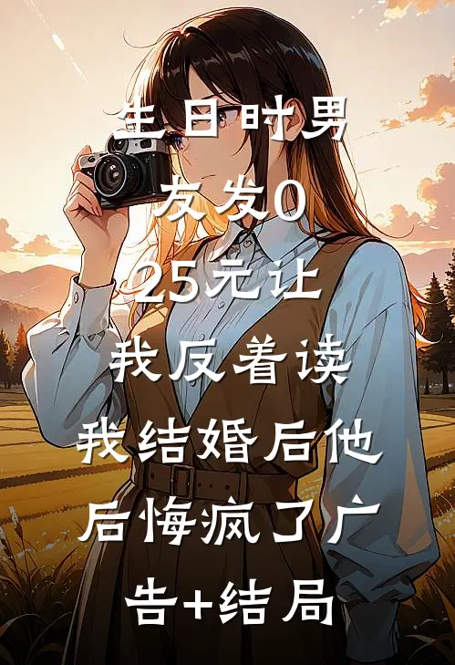 生日时男友发0.25元让我反着读，我结婚后他后悔疯了广告+结局