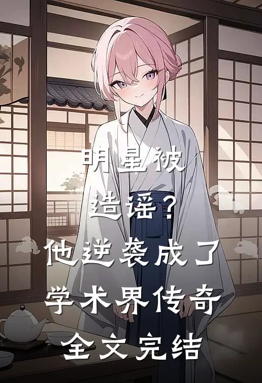 明星被造谣？他逆袭成了学术界传奇全文完结