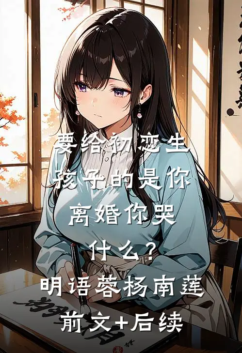 要给初恋生孩子的是你，离婚你哭什么？明语蓉杨南莲前文+后续