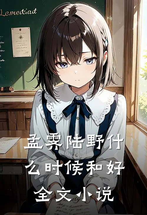 孟霁陆野什么时候和好全文小说