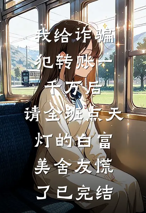 我给诈骗犯转账一千万后，请全班点天灯的白富美舍友慌了已完结