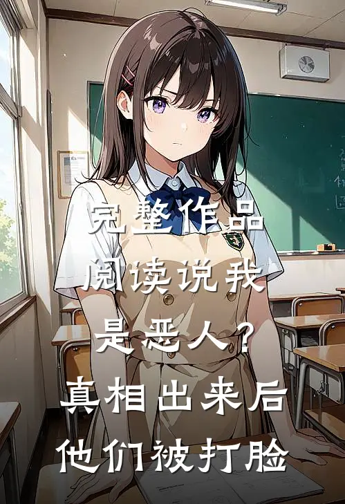 完整作品阅读说我是恶人？真相出来后他们被打脸