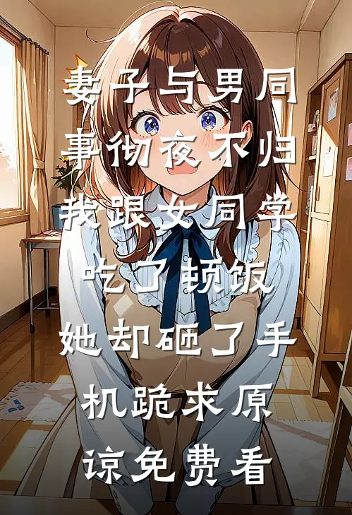 妻子与男同事彻夜不归，我跟女同学吃了顿饭，她却砸了手机跪求原谅免费看