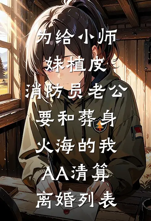 为给小师妹植皮，消防员老公要和葬身火海的我AA清算离婚列表