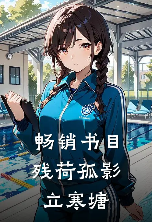 畅销书目残荷孤影立寒塘