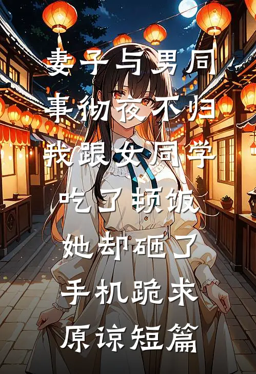 妻子与男同事彻夜不归，我跟女同学吃了顿饭，她却砸了手机跪求原谅短篇