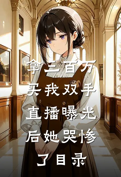 拿三百万买我双手，直播曝光后她哭惨了目录