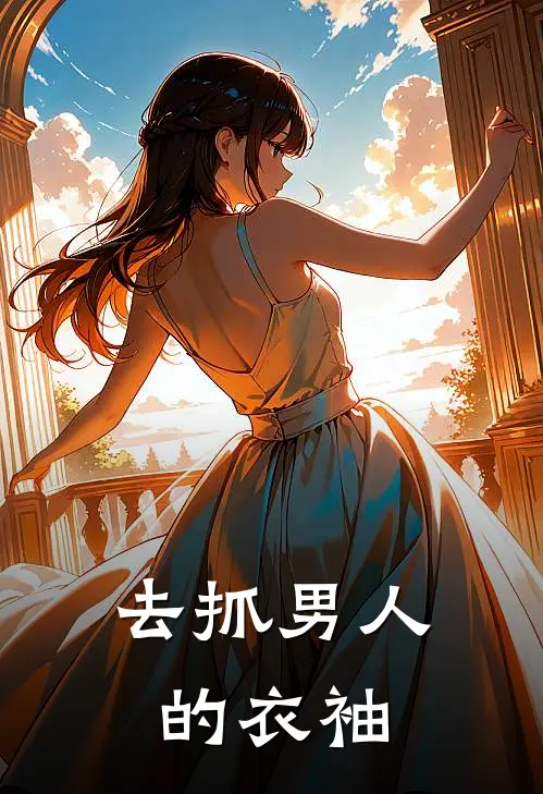 去抓男人的衣袖