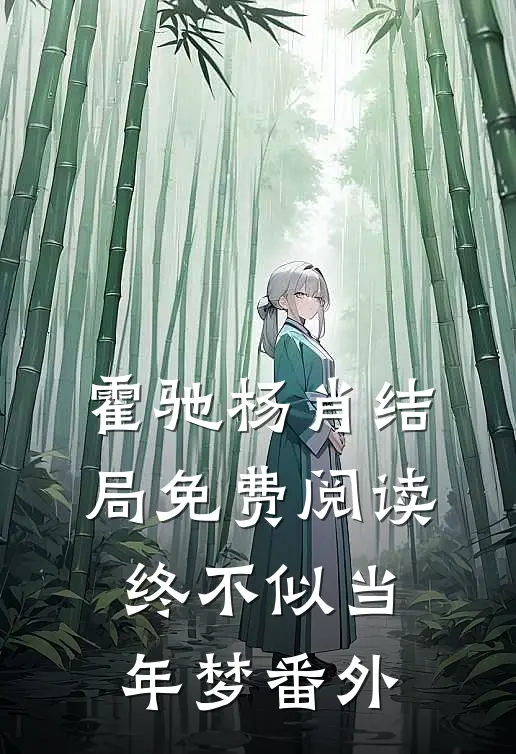 霍驰杨肖结局免费阅读终不似当年梦番外