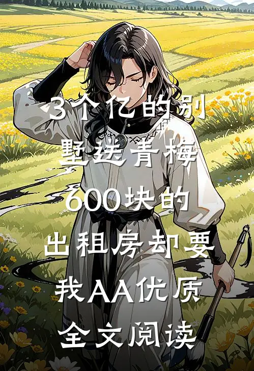 3个亿的别墅送青梅，600块的出租房却要我AA优质全文阅读