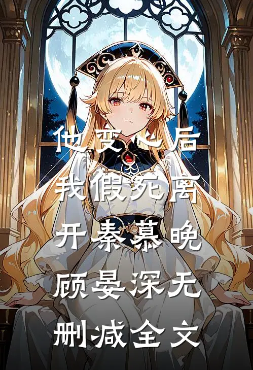 他变心后，我假死离开秦慕晚顾晏深无删减全文