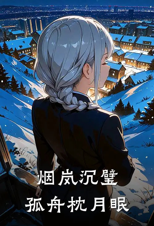 烟岚沉璧，孤舟枕月眠