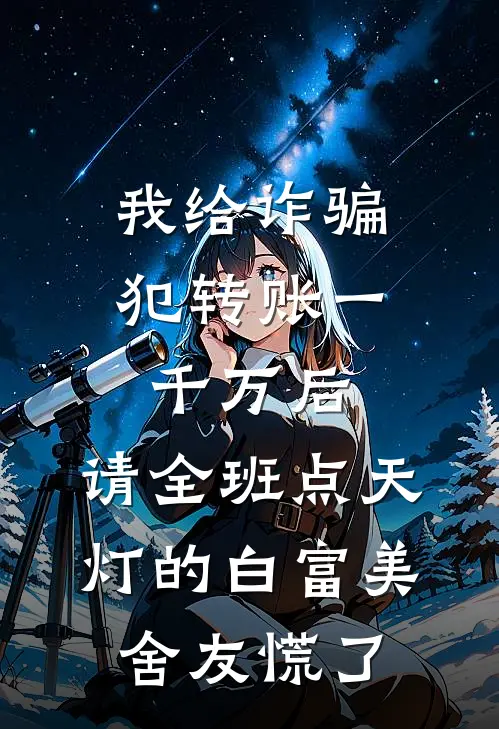 我给诈骗犯转账一千万后，请全班点天灯的白富美舍友慌了