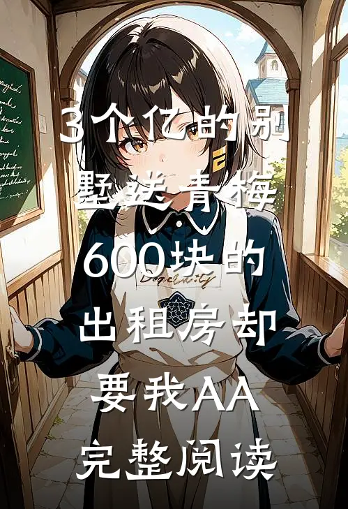 3个亿的别墅送青梅，600块的出租房却要我AA完整阅读