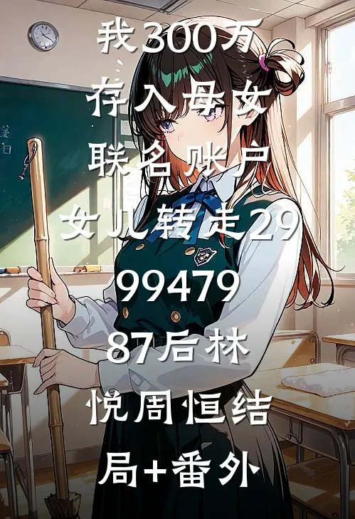 我300万存入母女联名账户，女儿转走2999479.87后林悦周恒结局+番外