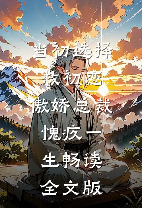 当初选择救初恋，傲娇总裁愧疚一生畅读全文版