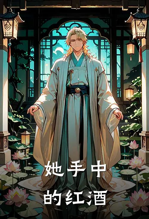 她手中的红酒
