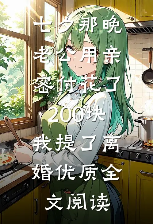 七夕那晚，老公用亲密付花了200块，我提了离婚优质全文阅读