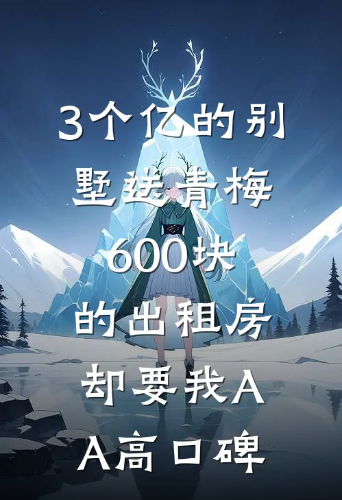 3个亿的别墅送青梅，600块的出租房却要我AA高口碑