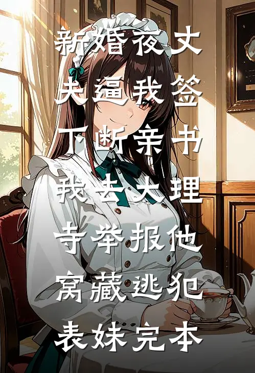 新婚夜丈夫逼我签下断亲书，我去大理寺举报他窝藏逃犯表妹完本