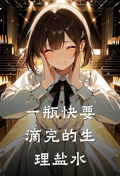 一瓶快要滴完的生理盐水