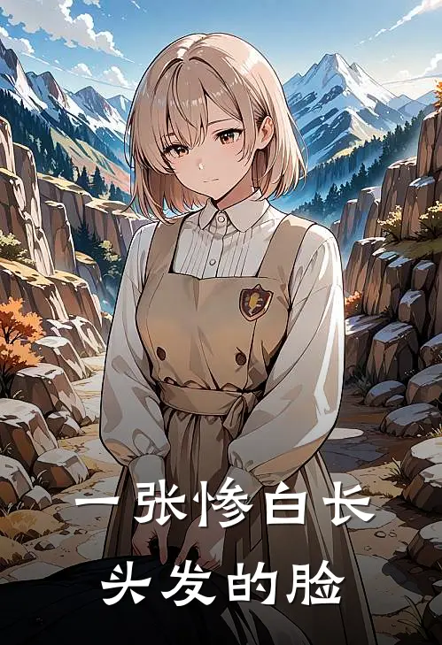 一张惨白长头发的脸