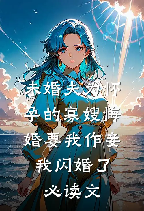 未婚夫为怀孕的寡嫂悔婚要我作妾，我闪婚了必读文