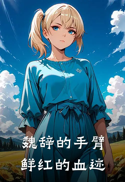 魏辞的手臂鲜红的血迹