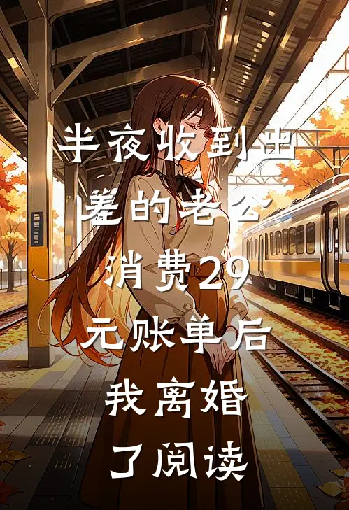 半夜收到出差的老公消费29元账单后，我离婚了阅读