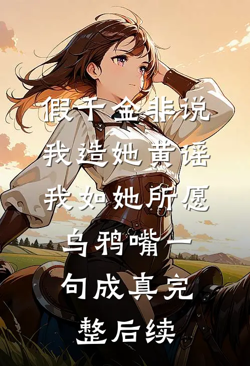 假千金非说我造她黄谣，我如她所愿，乌鸦嘴一句成真完整后续