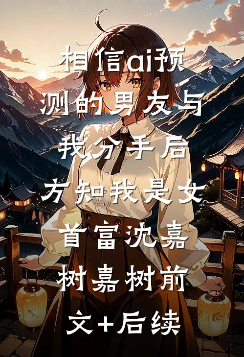 相信ai预测的男友与我分手后，方知我是女首富沈嘉树嘉树前文+后续