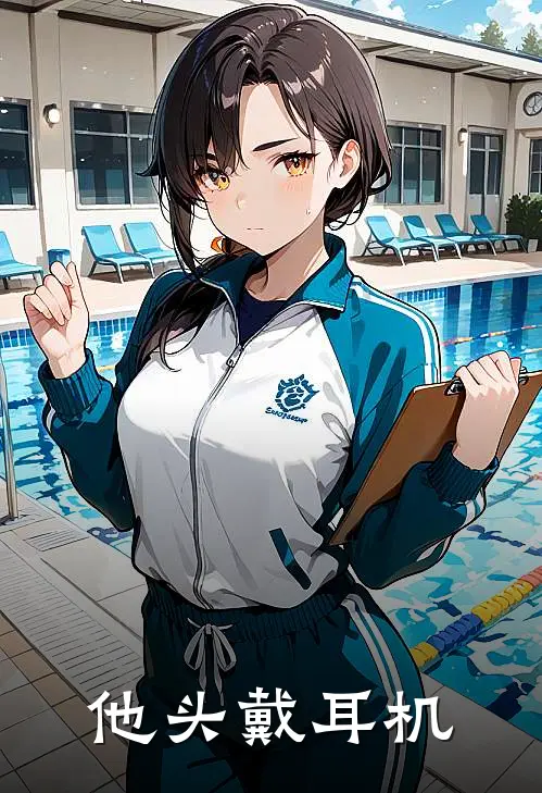 他头戴耳机