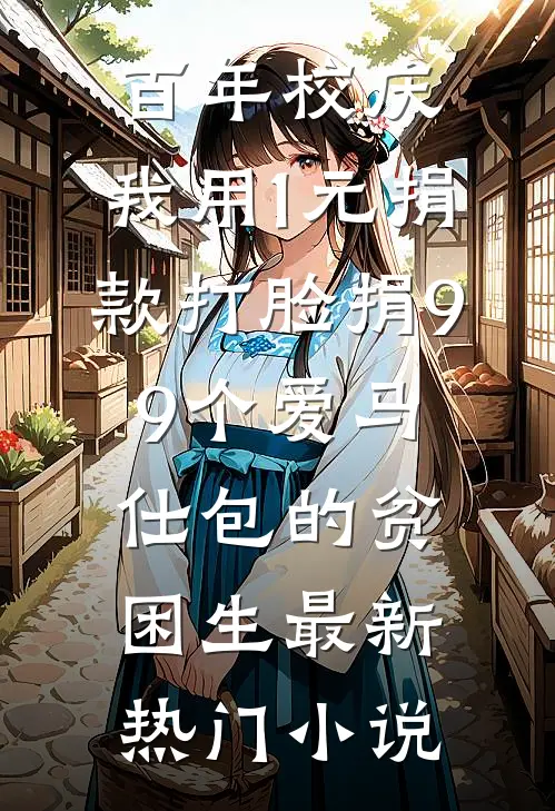 百年校庆，我用1元捐款打脸捐99个爱马仕包的贫困生最新热门小说