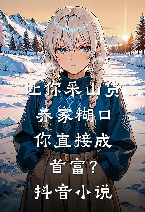 让你采山货养家糊口，你直接成首富？抖音小说