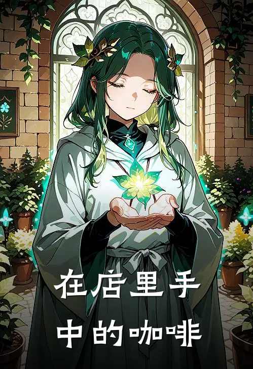 在店里手中的咖啡