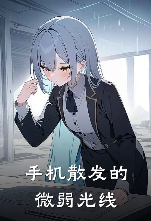 手机散发的微弱光线