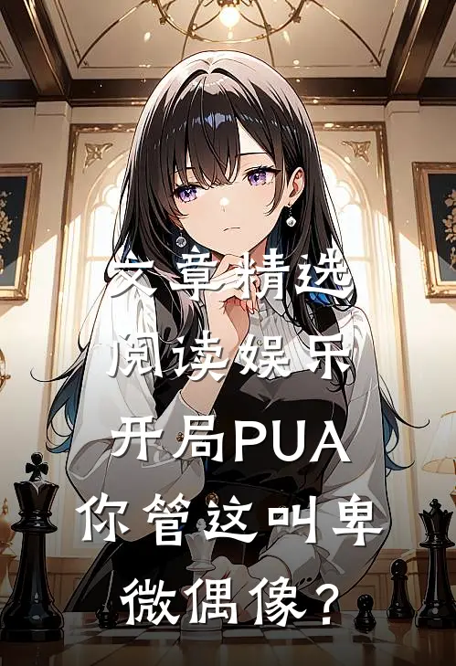 文章精选阅读娱乐：开局PUA，你管这叫卑微偶像？