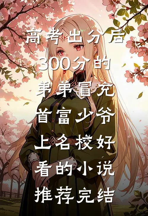 高考出分后，300分的弟弟冒充首富少爷上名校好看的小说推荐完结