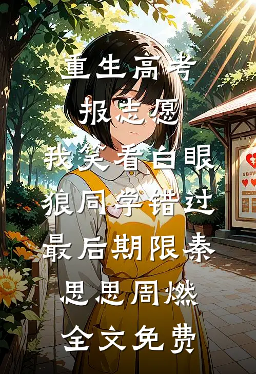 重生高考报志愿，我笑看白眼狼同学错过最后期限秦思思周燃全文免费