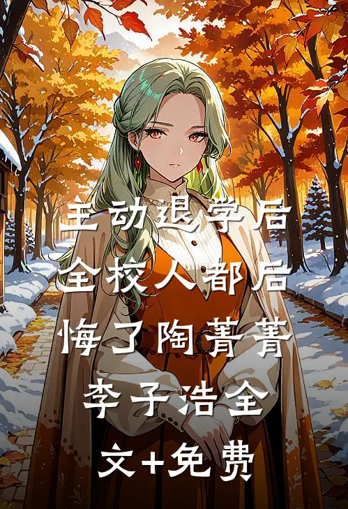 主动退学后，全校人都后悔了陶菁菁李子浩全文+免费