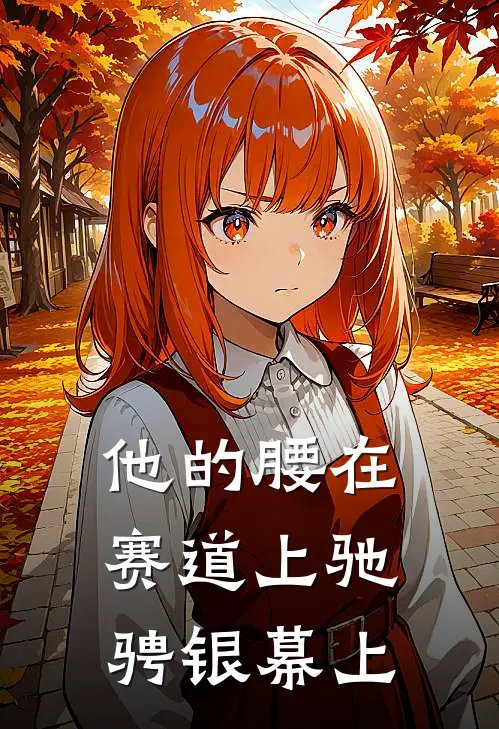 他的腰在赛道上驰骋银幕上